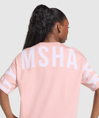 Wordmark Graphic T-Shirt Lift Pink