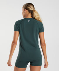 Vital Light T-Shirt Woodland Green Marl