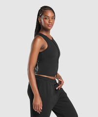 Rest Day Tank With Shelf Black