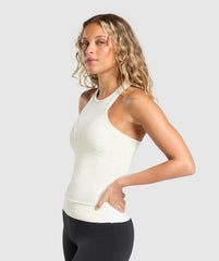 Rest Day Luxe Racer Tank Soft White