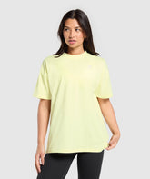Training Oversized T-Shirt Refresh Yellow