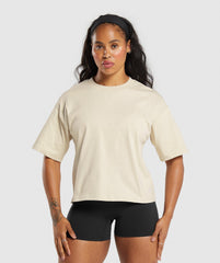 Heavyweight Cotton T-Shirt Ecru White