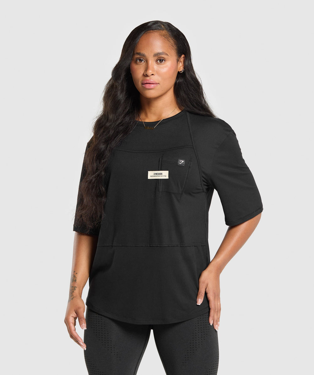Superset Oversized T-Shirt Black
