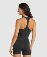 Vital Tight Tank Black Marl