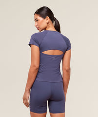 Running Back Vent T-Shirt Weighted Purple