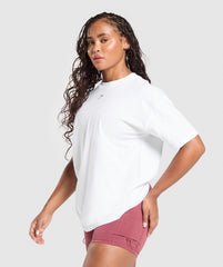 Gritty Muscle Mommy Graphic T-Shirt White