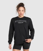 Strength Department Long Sleeve Skater Black