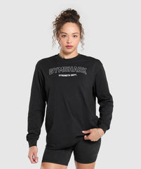 Strength Department Long Sleeve Skater Black