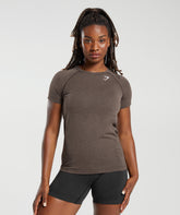 Vital Light T-Shirt Brown Marl