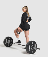 Lifting Club Graphic Long Sleeve Top Black