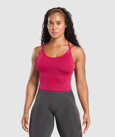 Apex Contrast Tank With Shelf Build Pink/Asphalt Grey
