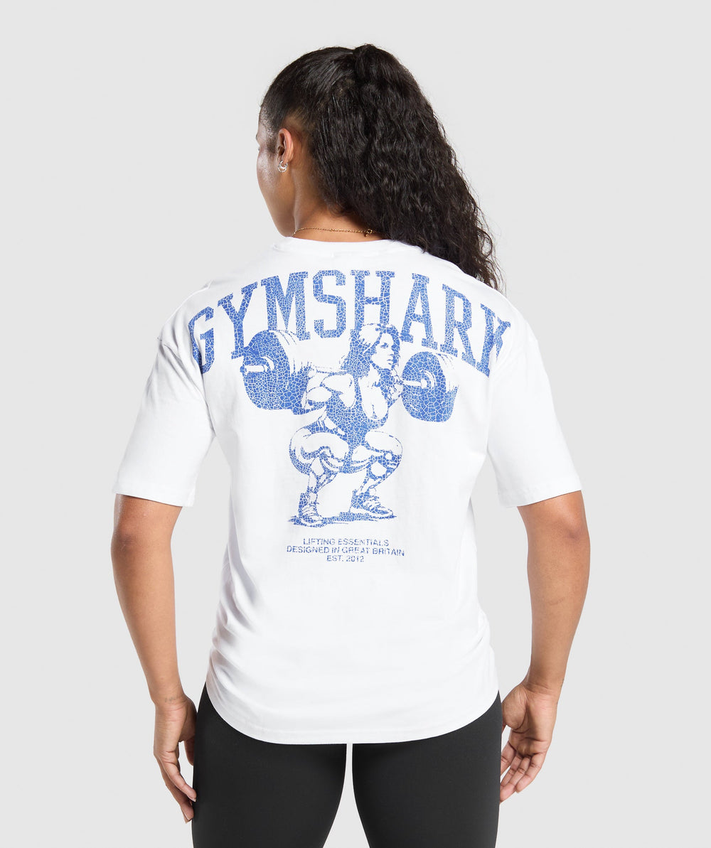 Lifting Graphic T-Shirt White