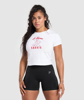 I Love Squats Baby T-Shirt White