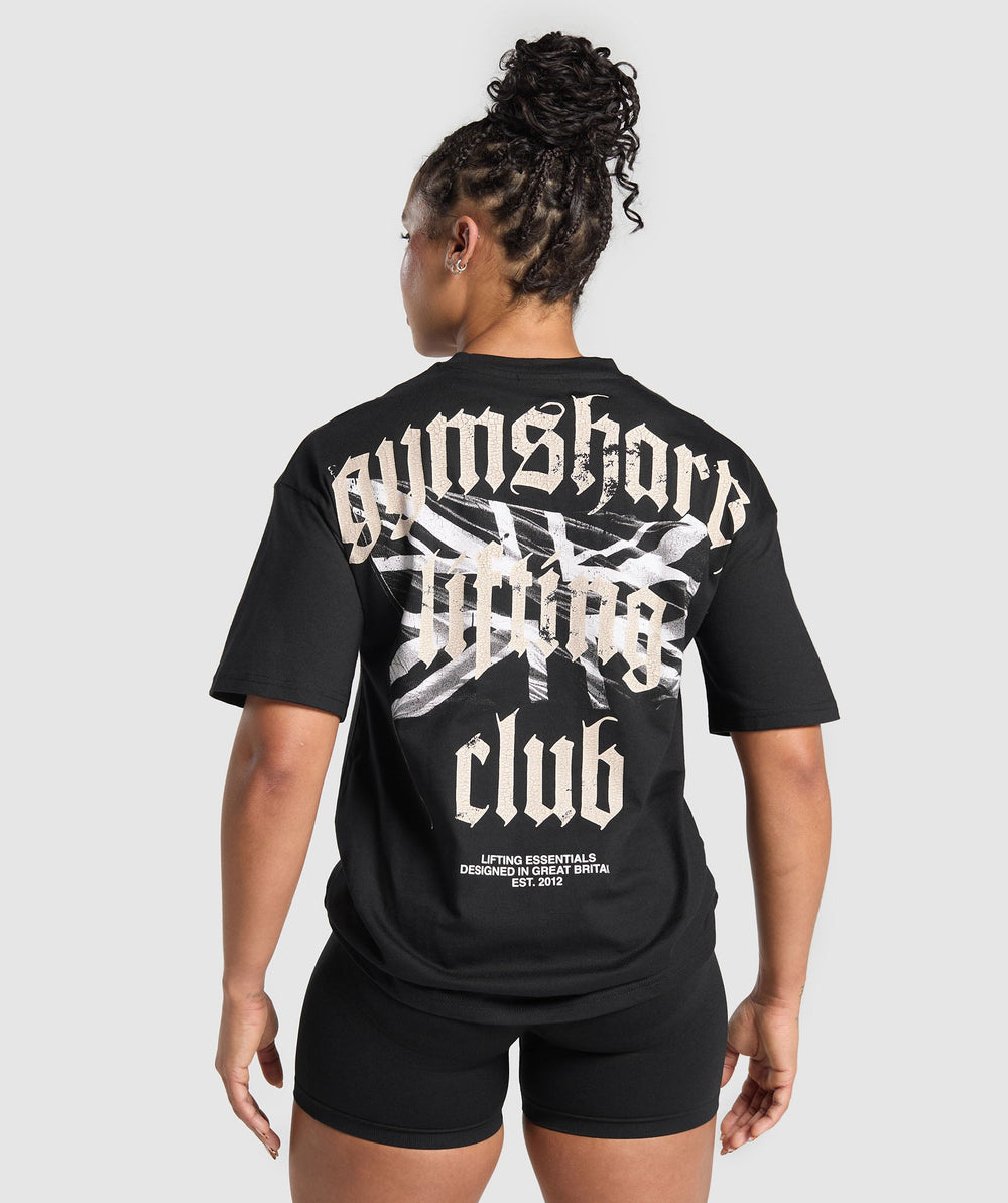 Lifting Club Graphic T-Shirt Black