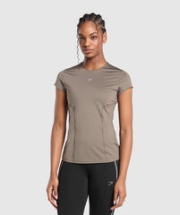 Running T-Shirt Camo Brown