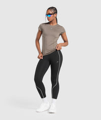 Running T-Shirt Camo Brown