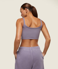 everywear Ribbed Tank Fog Purple