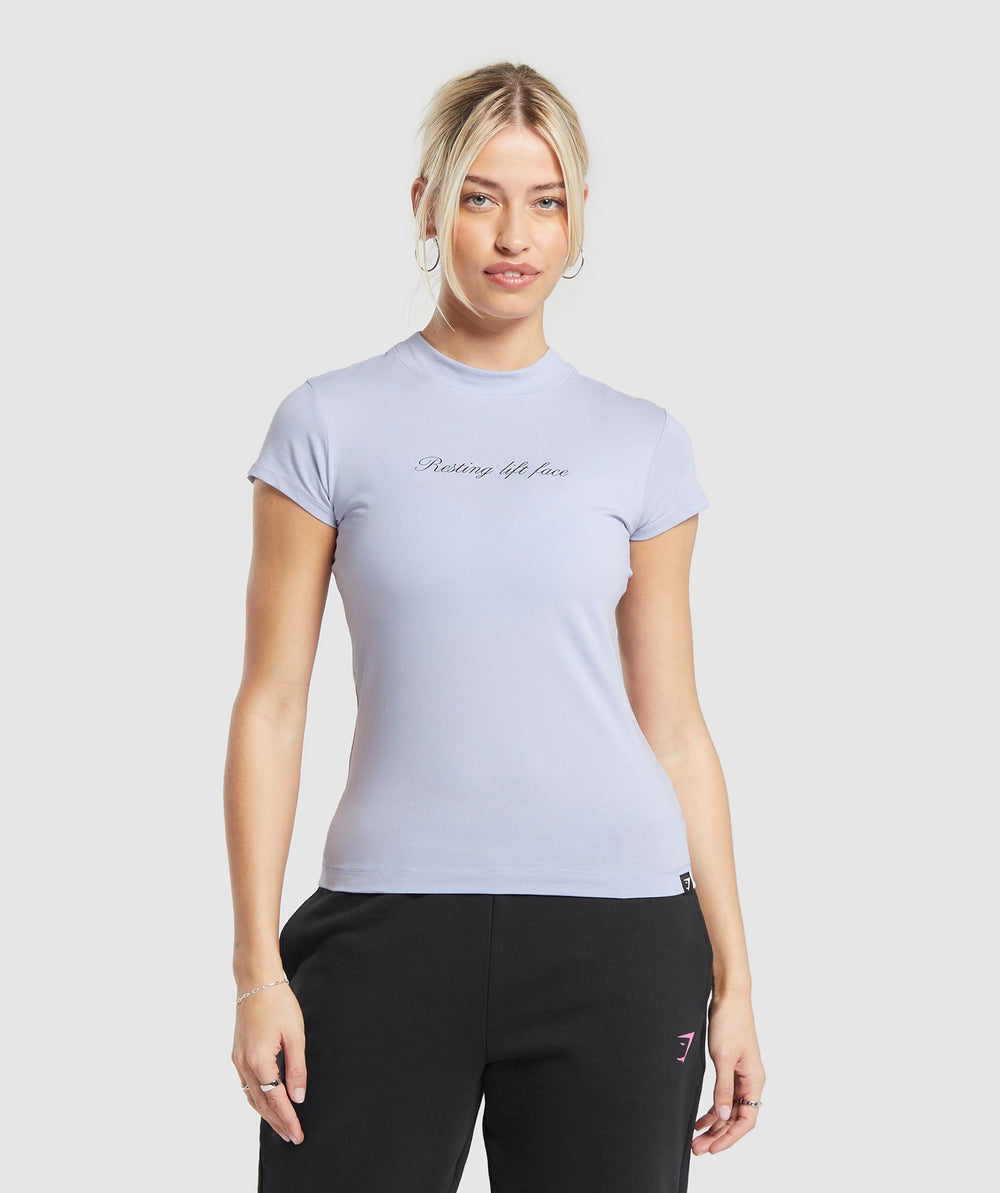 Tattoo T-Shirt Silver Lilac