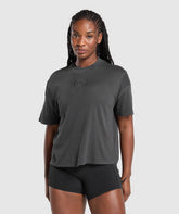 Premium Legacy Washed Oversized T-Shirt Black