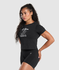 I Love Squats Baby T-Shirt Black