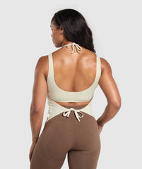 Superset Tank Ecru White