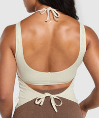 Superset Tank Ecru White