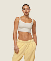 everywear Ribbed Tank Soft White