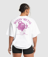 Movin' Metal T-Shirt White