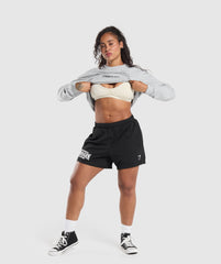 Strength Department Long Sleeve Skater Light Grey Core Marl