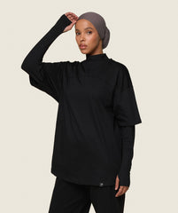 GS x Leana Deeb Oversized T-shirt Black