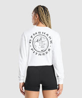 Legacy Oversized Long Sleeve Top White