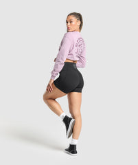 Legacy Oversized Long Sleeve Top Warm Lilac