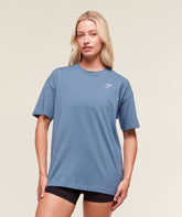 Training Oversized T-Shirt Worn Blue