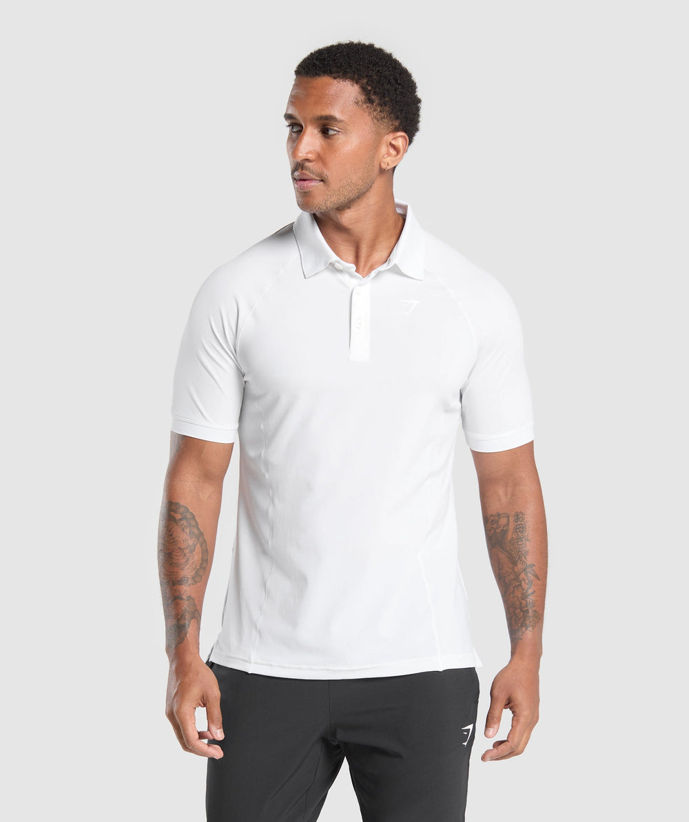 Performance Polo Shirt White