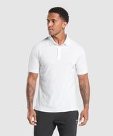 Performance Polo Shirt White