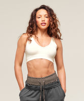 Everyday Seamless Sports Bra Soft White