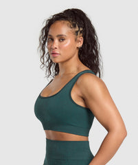 Adapt Fleck Sports Bra Darkest Teal/Functional Teal