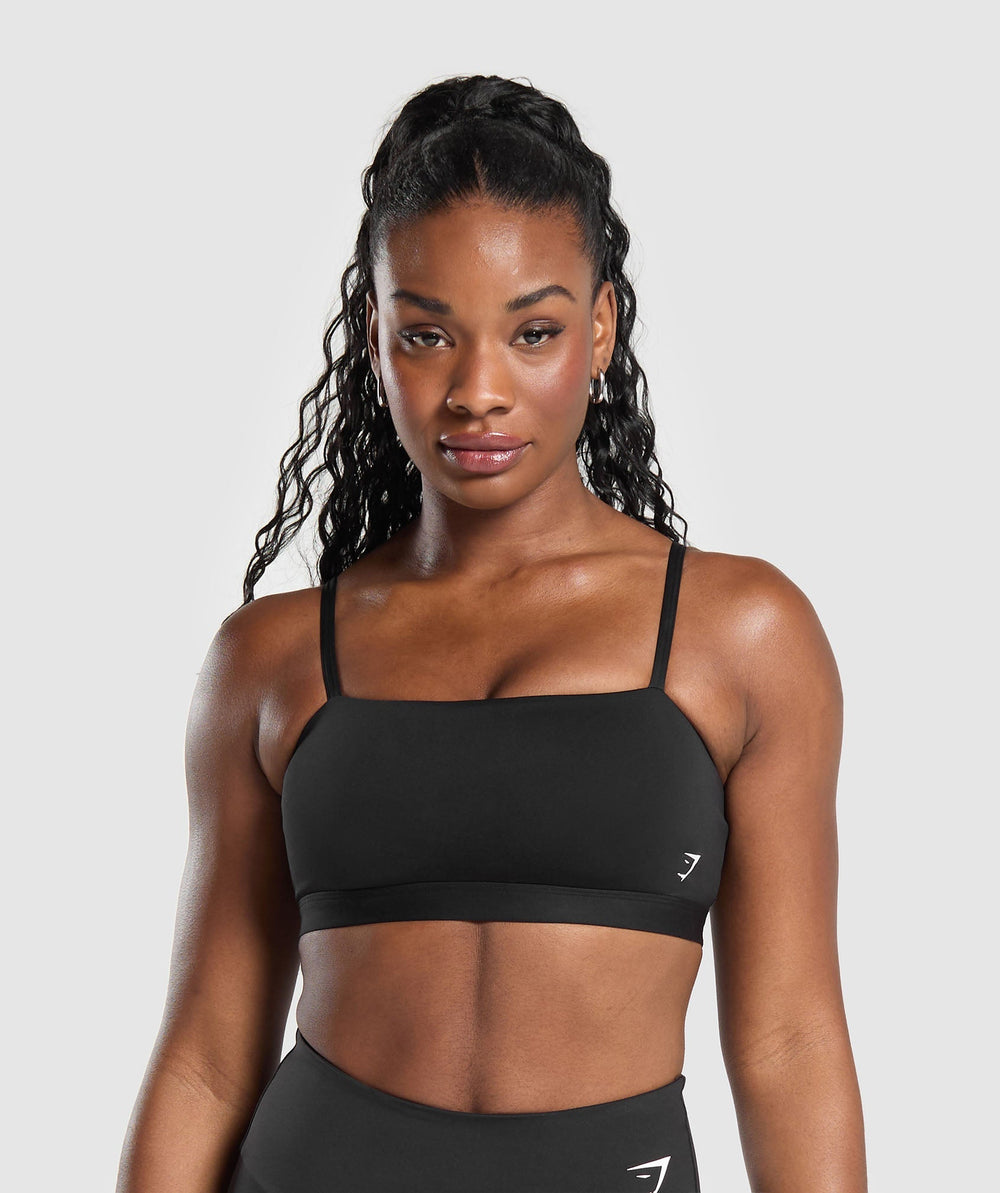 Cut Out Bandeau Black