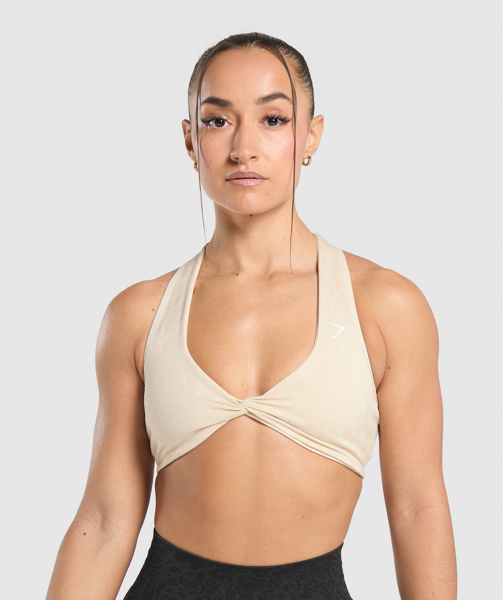 Adapt Safari Seamless Bralette Ecru White/Cream Beige