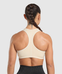 Adapt Safari Seamless Bralette Ecru White/Cream Beige