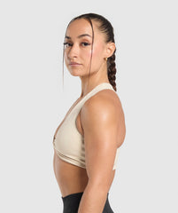 Adapt Safari Seamless Bralette Ecru White/Cream Beige