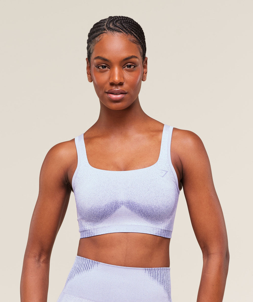 Diffuse Seamless Sports Bra Fresh Lilac/Cobalt Purple