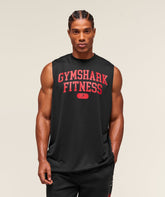 Varsity Tank Black