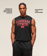 Varsity Tank Black