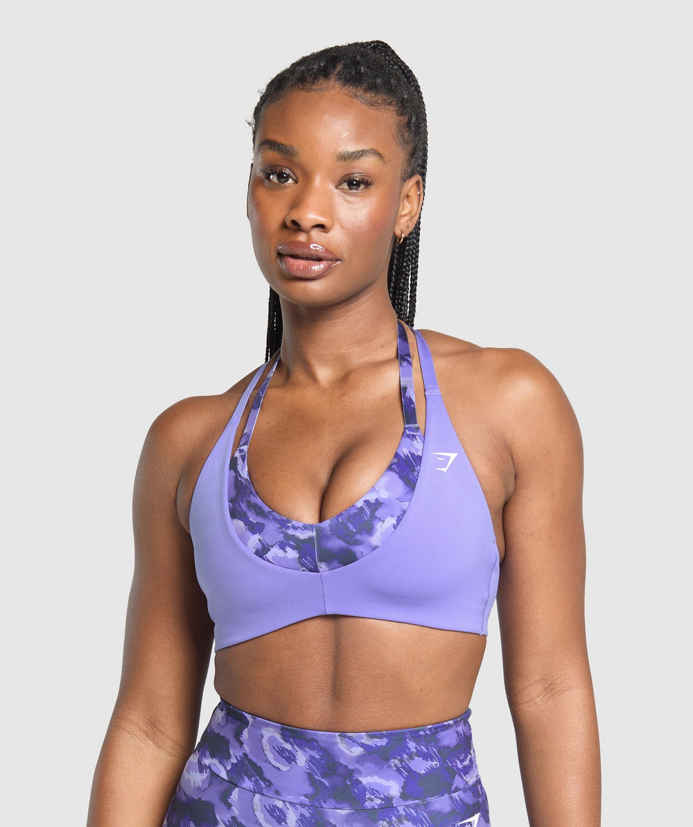 Reps T Back Sports Bra Record Purple/Fresh Lilac