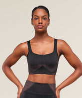 Diffuse Seamless Sports Bra Black/Calm Pink