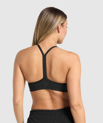 Campus Classics Graphic Sports Bra Black