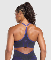 Apex Lift Seamless Sports Bra Heavy Blue/Cobalt Purple