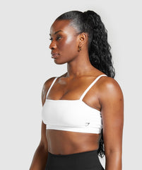 Cut Out Bandeau White