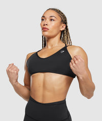 Back Gains Sports Bra Black